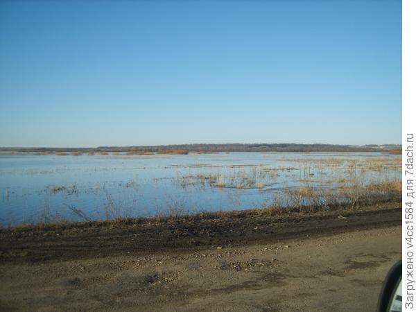 Времена года, весна, разлив и небо чистое