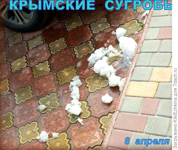 Апрельская  погода  доказывает :  Крым  как ни крути, а  всё-таки Россия, а не  экваториальная  Африка!