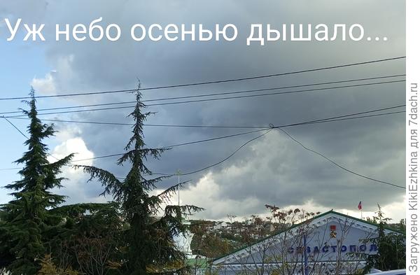 Небо над Севастополем  29 октября