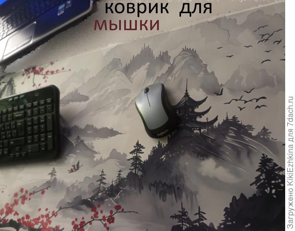 Счастливая  мышка  бегает по новому коврику!