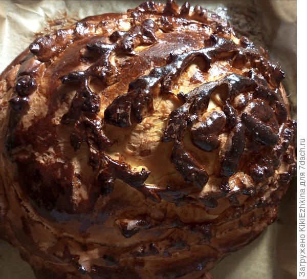 вот так  мы  каравай запекли