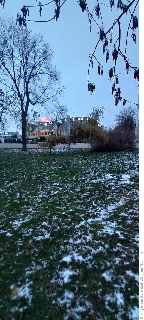 Сегодня так, почти без снега