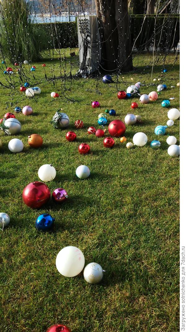 Нашла инсталляцию. "Сперли" елку!?