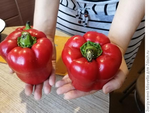 Перчики из магазинного перца