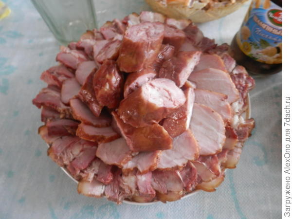 Разные копчености собственного приготовления