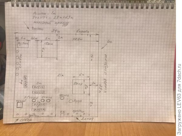 Дополненная схема участка