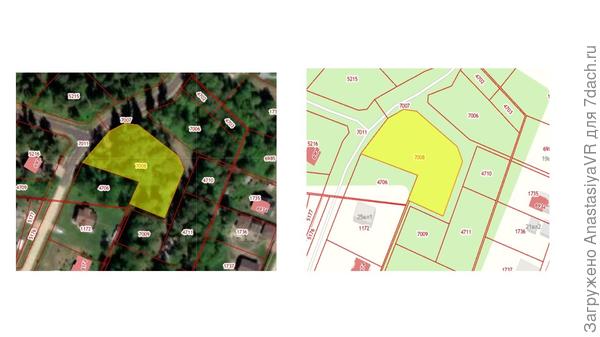 участок с публичной кадастровой карты