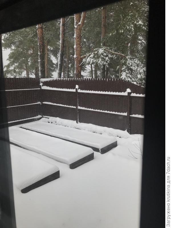 За окном сугробы