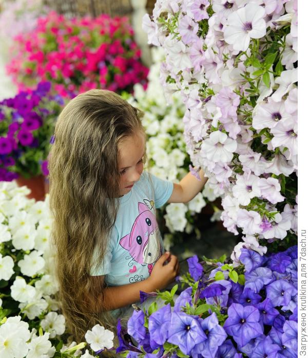 Дюймовочка в цветах