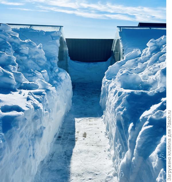 Тунель ( проход) к теплицам