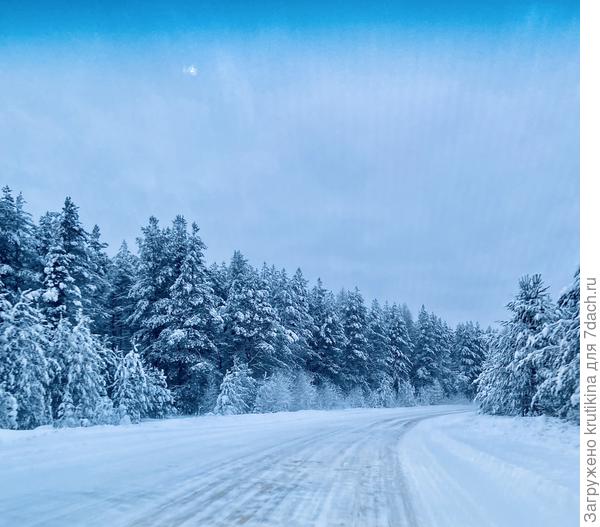 По дороге на дачу