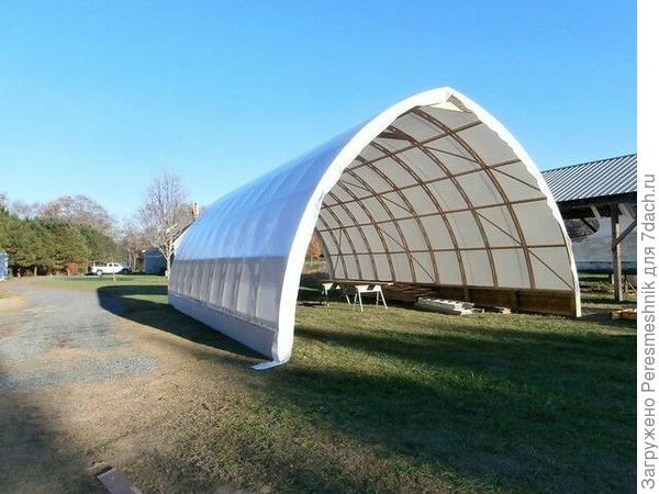 По такому принципу будет построена мастерская гараж