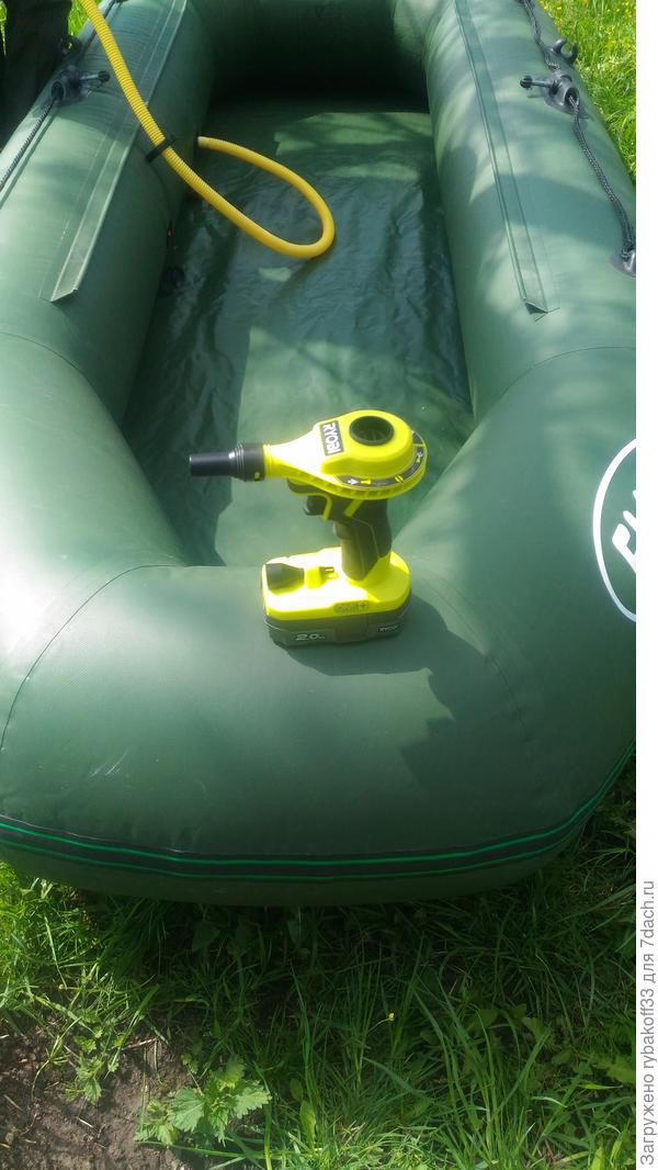 Можем и лодку накачать