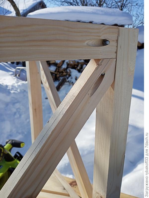 Получается очень крепкое и быстрое соединение