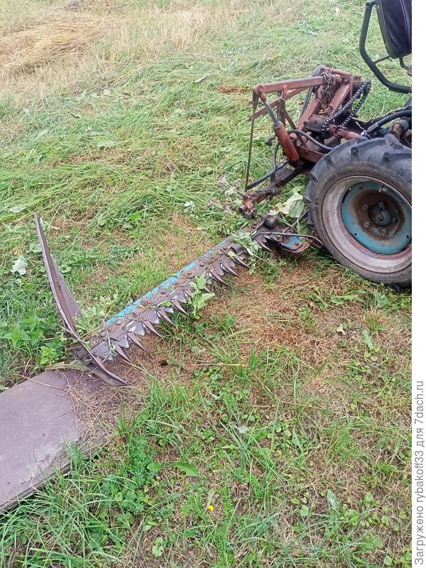 Ширины косы достаточно для быстрого кошения, при этом маневренность не уменьшается