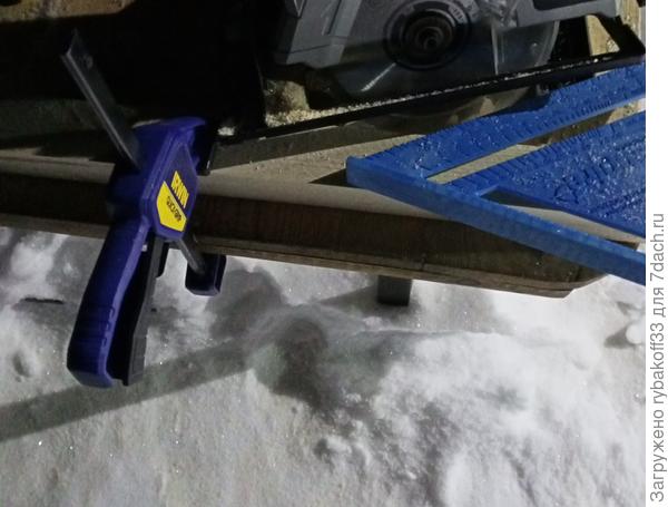 При распиловке главное - хорошая фиксация