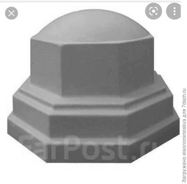 Бетонный антипарковочный столбик