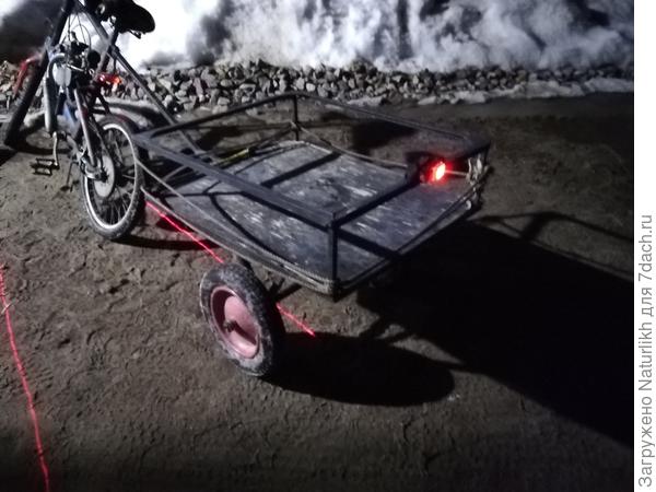 Вот, мусор вывезли, на родник съездили. На днях заменим колеса.