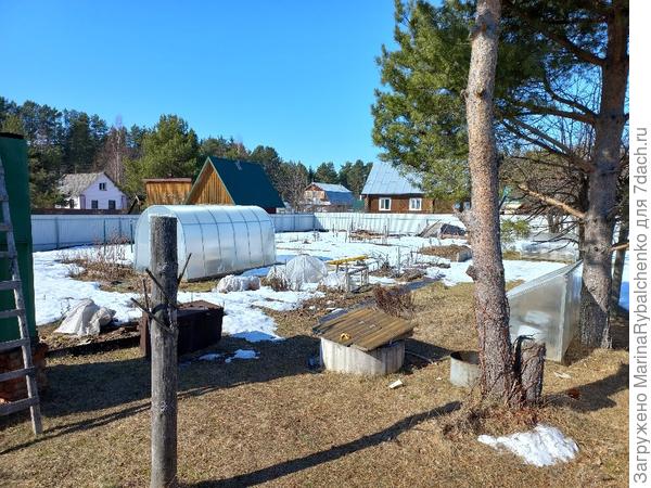 Общий вид на огород.