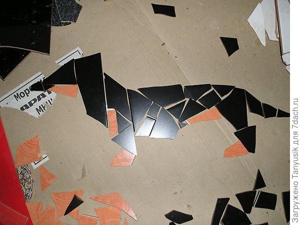 Элемент декора №1. Пока только на картоне.