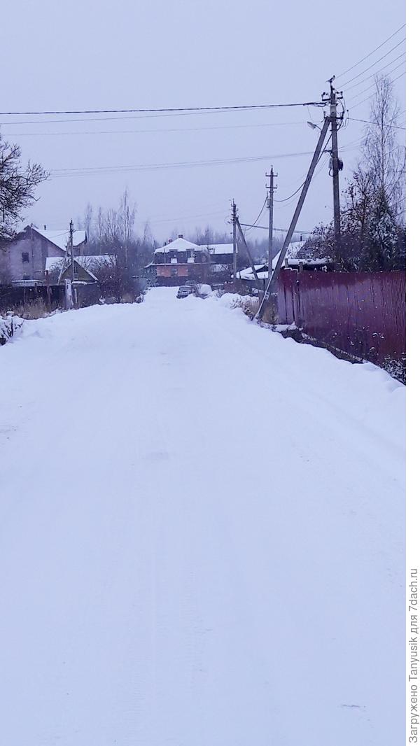 В садоводстве дороги расчищины