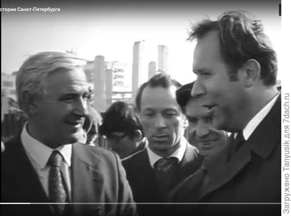 1975 Кузин Б.А. (мой папа в центре) и архитектор С.Б Сперанский (слева)