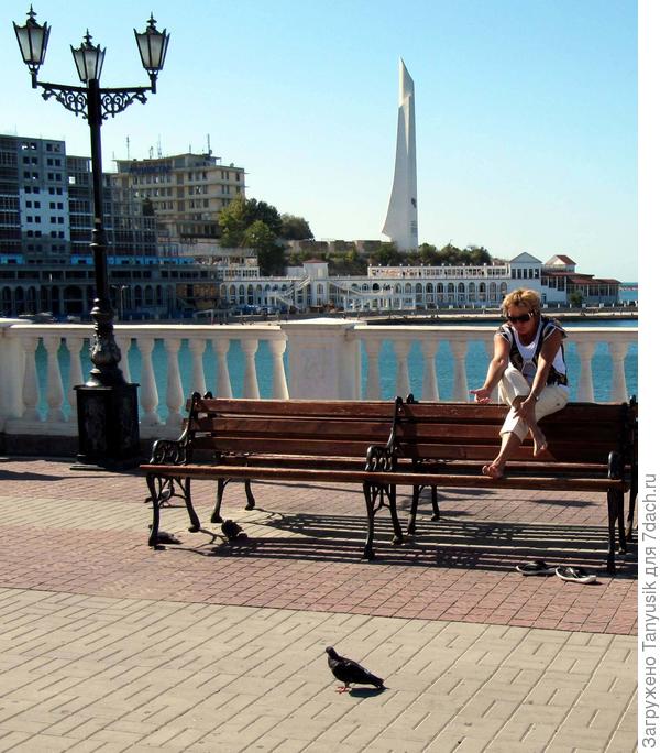 В Севастополе. Ручки сами к гульке тянутся-))