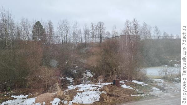 Вот сейчас сфоткала из окна. Видны здания тюрьмы. Это сейчас деревья стали большими. А представляете, как было 30 лет назад? И забора у нас не было.я