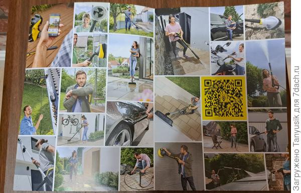 Картинка, как можно использовать эту мойку.