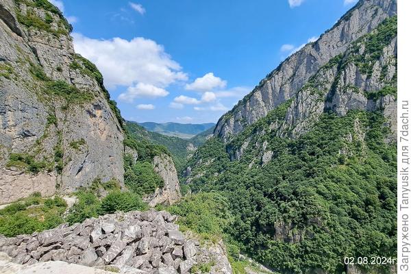 По пути из Владикавказа в Даргавс.