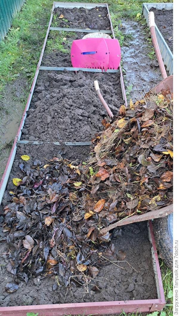 Подготовка грядок к новому сезону.