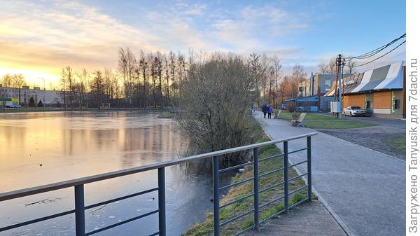 Проложили вокруг пешеходные дорожки