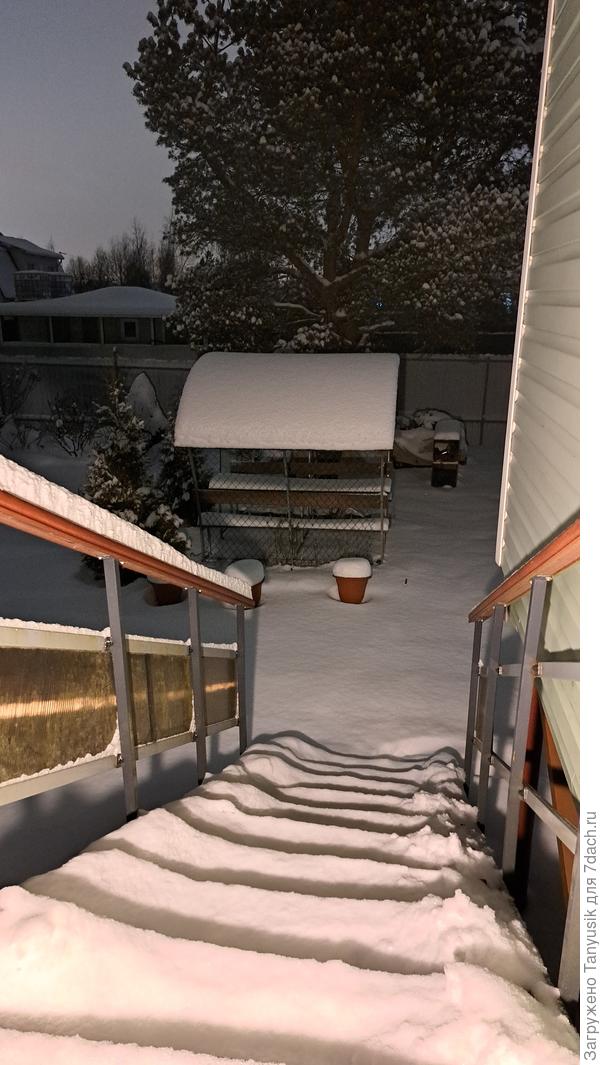 Дачка в снегу