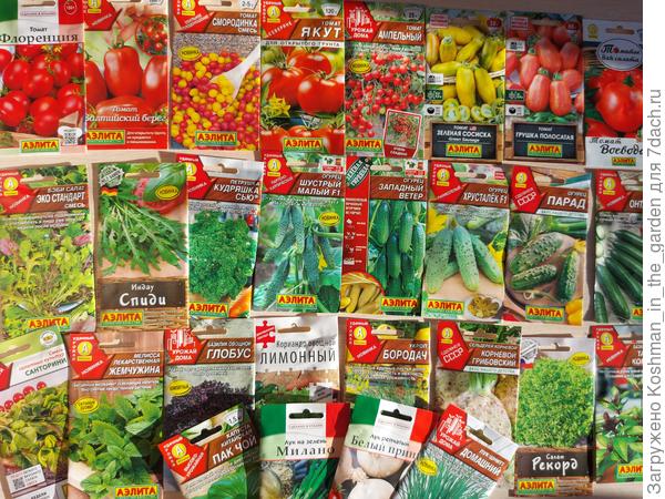 Семена овощей и зелени