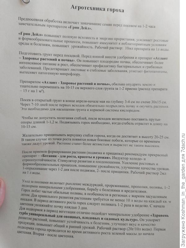 Рекомендации к выращиванию овощей