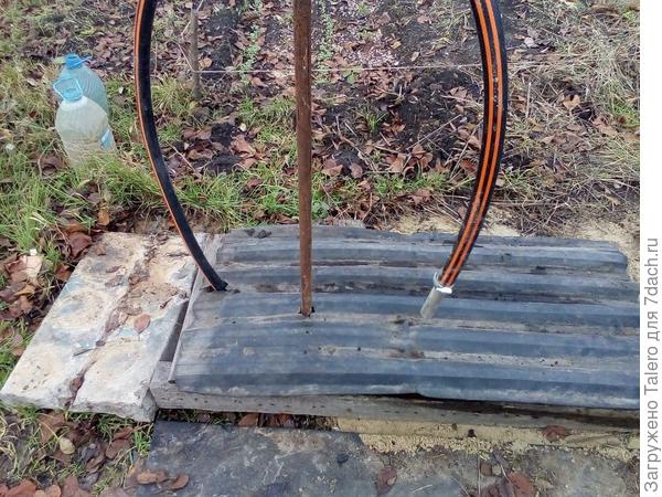 Из подручных средств соорудила что смогла, но зиму всё это прекрасно выдержало