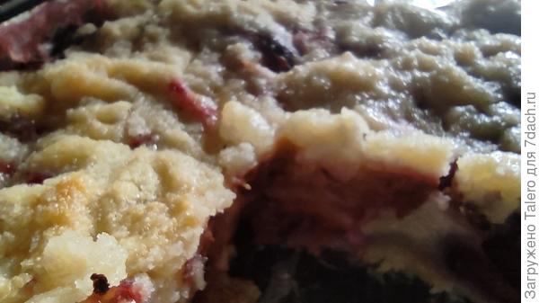 Пирог сливовый, насыпной