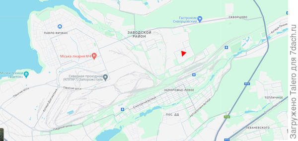 Вот можно оценить, дача моя примерно где стрелка