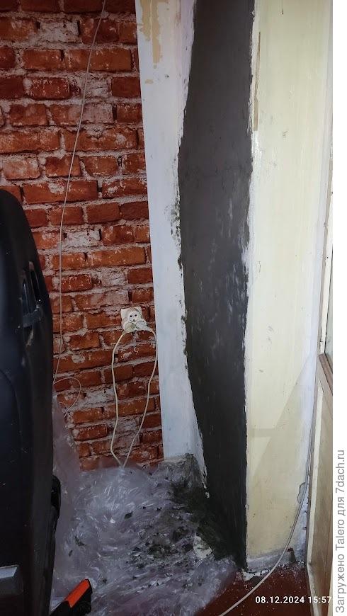 Первый слой нафигачила, сеточкой промазала