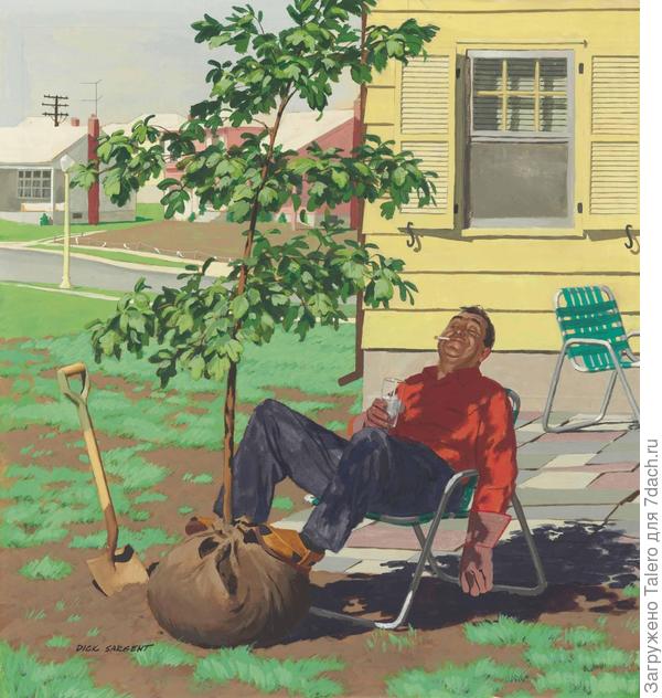 Ричард Сарджент (1911-1978), «Тенистое дерево» (1958)