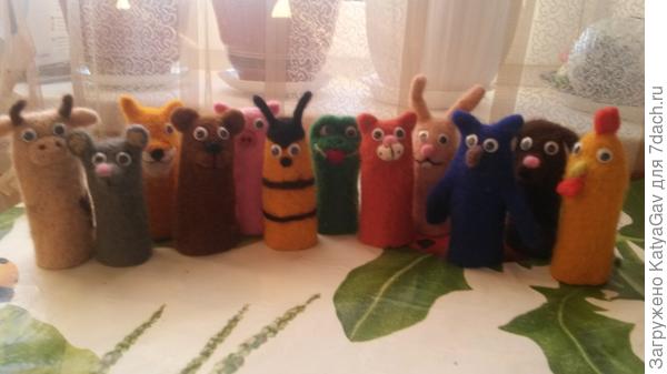 Куклы для пальчикового театра