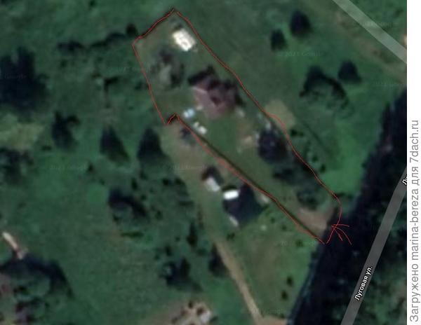 участок на карте