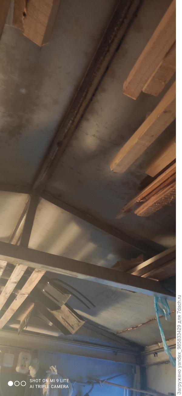 Крыша гаража