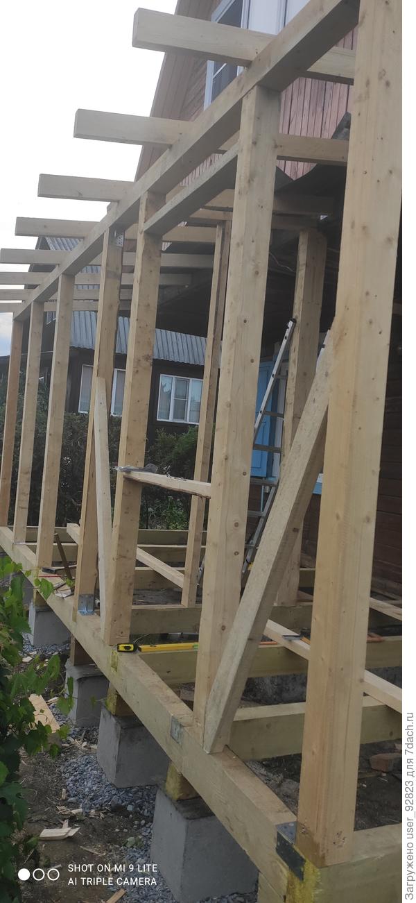 Каркас возведен