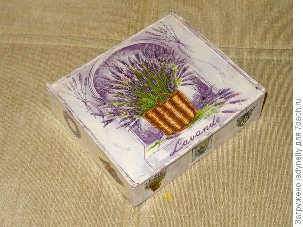 Лавандовые грезы. Моя любимая декупажная шкатулочка.