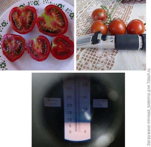 Показатель на рефрактометре