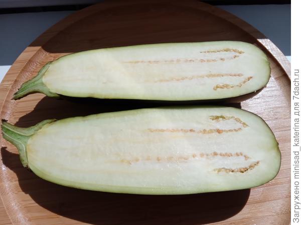 Баклажан в разрезе