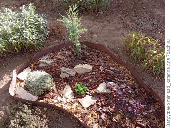 Замульчированная композиция