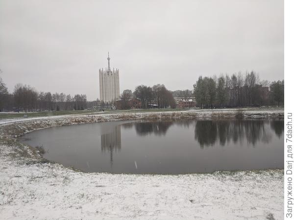 А это сегодня утром у дома