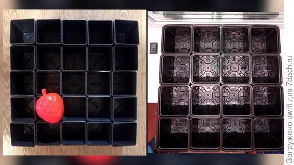 Поддон с горшкам и по 500 мл и 1 л